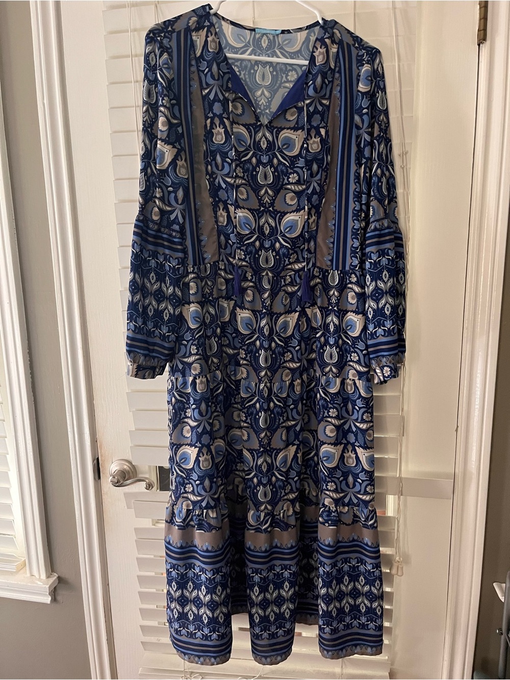 J McLaughlin maxi dress, size M